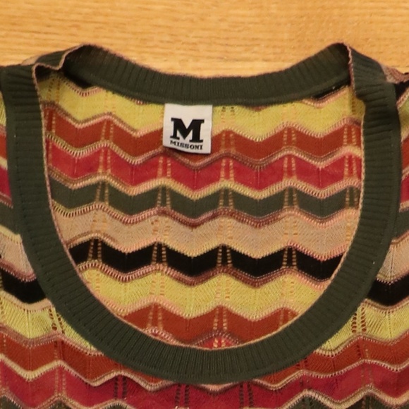 Classic Colorful Missoni Knit Dress - Picture 2 of 2